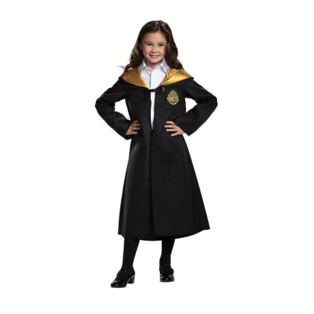 Disguise Harry Potter draco Hogwarts Halloween Costume Robe cloak Child's 7/8